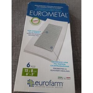 Eurometal Eurofarm 6 Pezzi 6inx3in Non Adherent Wound Pad